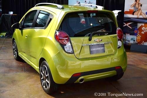 A look at the 2012 Chevy Spark from the back | Torque News